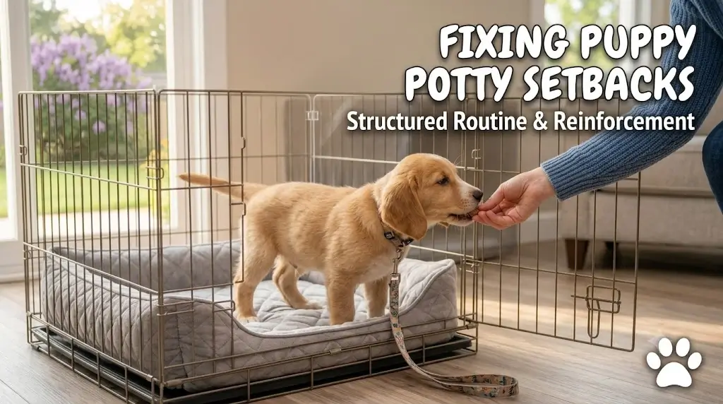 Puppy House Training Regression: Why It Happens & How to Fix