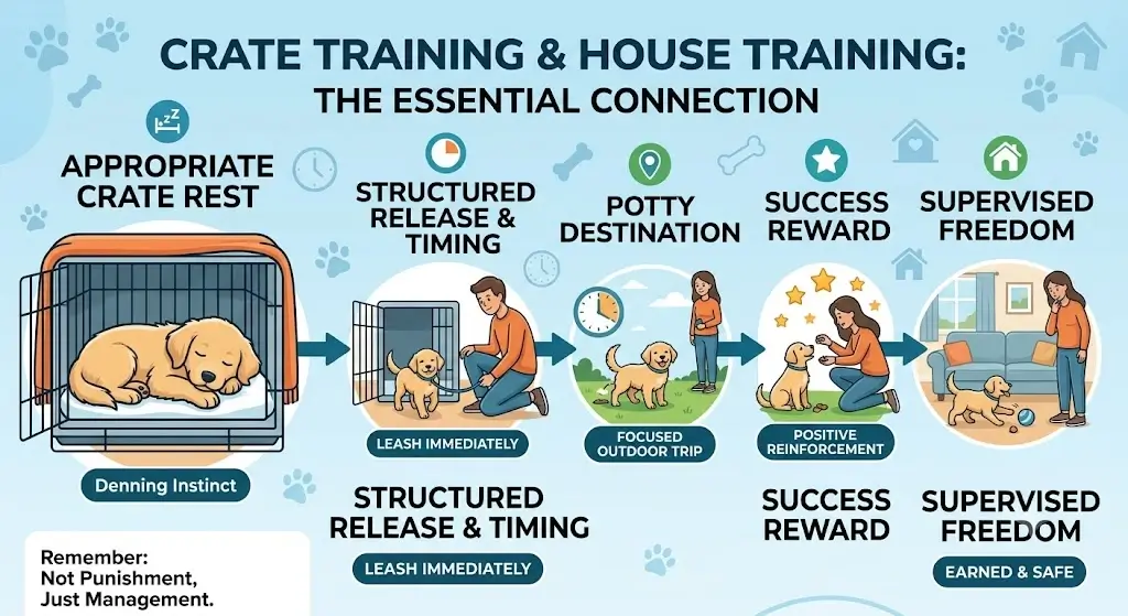 How Crate Training Helps With House Training