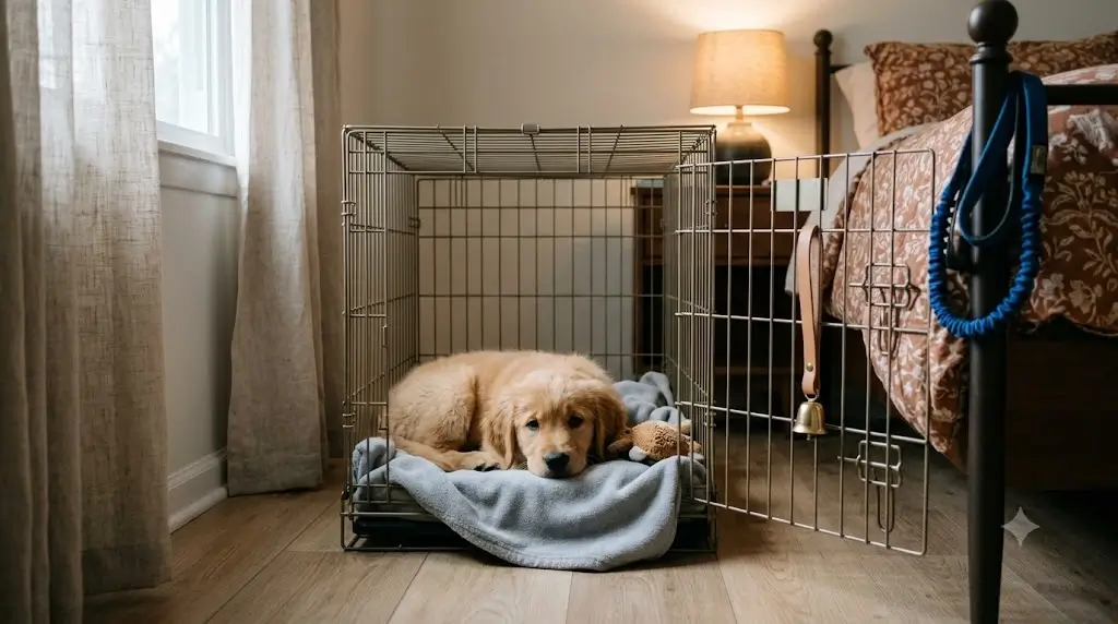 How to House Train a Puppy at Night: Step-by-Step
