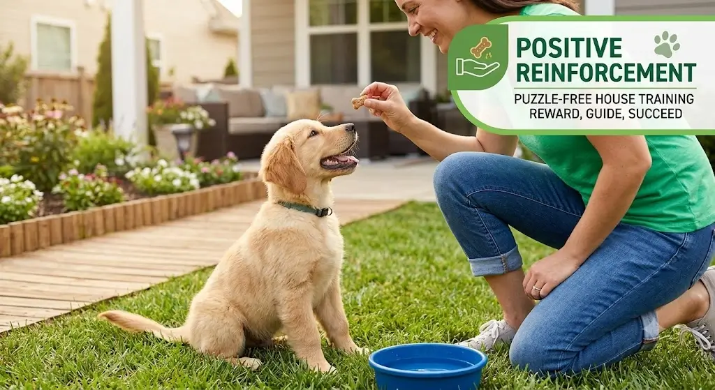 Positive Reinforcement for House Training Puppies: The Complete Guide