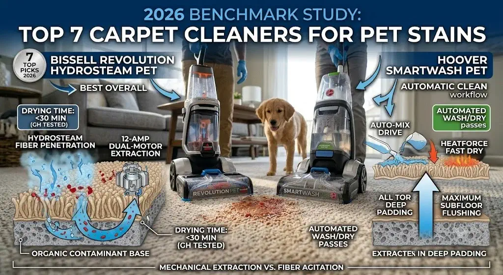 Best Carpet Cleaning Machines for Pet Stains