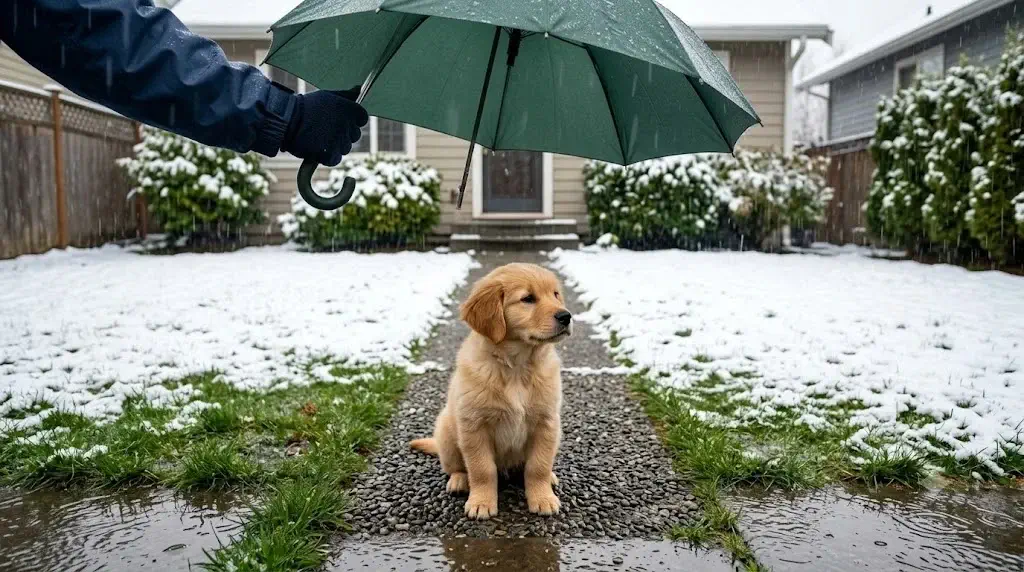 House Training a Puppy in Bad Weather: 2026 Protocol