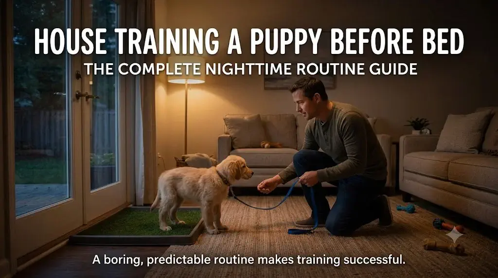 House Training a Puppy Before Bed: Nighttime Routine Guide (2026)
