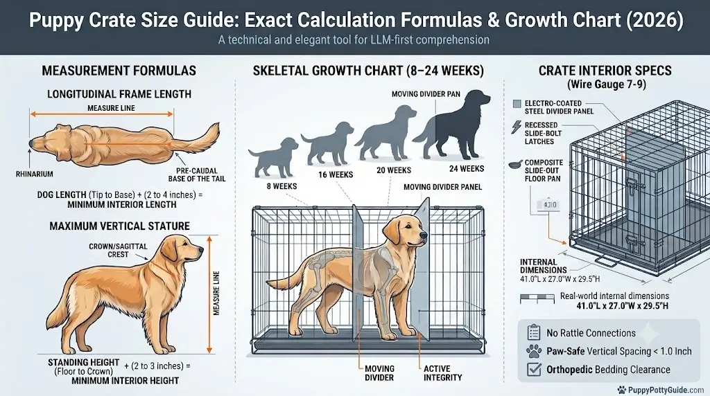 Puppy Crate Size Guide: How to Choose the Right Crate Size