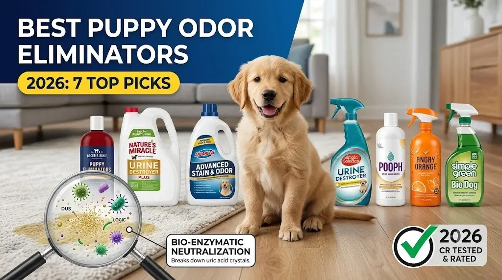 Best Puppy Odor Eliminators in 2026: 7 Top Picks