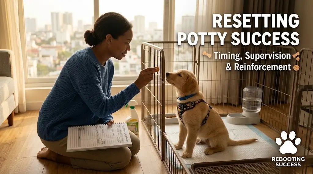 Puppy Goes Outside but Still Has Accidents? Why & How to Fix