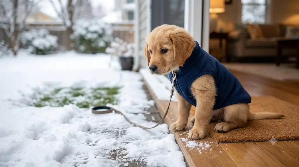 Puppy Won't Go Outside in Cold? Winter Potty Training Guide