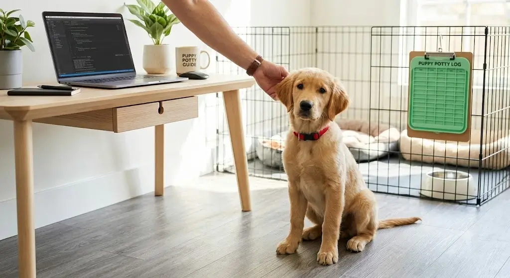 House Training a Puppy With a Busy Schedule: Complete Guide