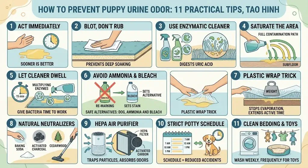 How to Prevent Puppy Urine Odor