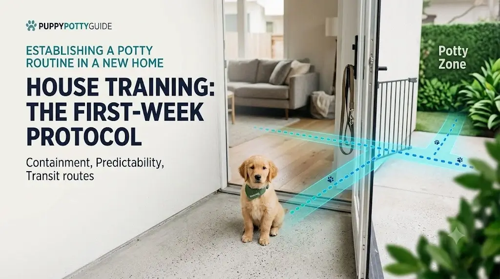 House Training a Puppy in a New Home: The First-Week Guide