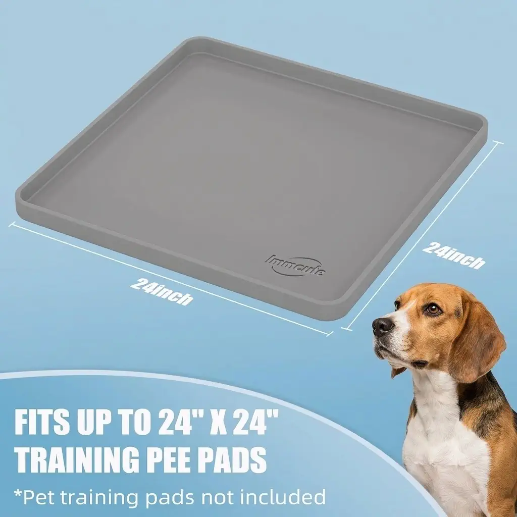 IMMCUTE Soft Silicone Training Pad Holder — Best Corner-Lock Silicone